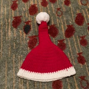Infant Santa knit hat